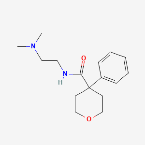 N-[2-(dimethylamino)ethyl]-4-phenyltetrahydro-2H-pyran-4-carboxamide