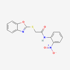 2-(1,3-Benzoxazol-2-ylsulfanyl)-N-(2-nitrophenyl)acetamide