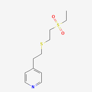 4-(2-{[2-(ethylsulfonyl)ethyl]thio}ethyl)pyridine