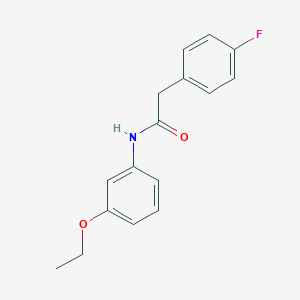 N-(3-ethoxyphenyl)-2-(4-fluorophenyl)acetamide