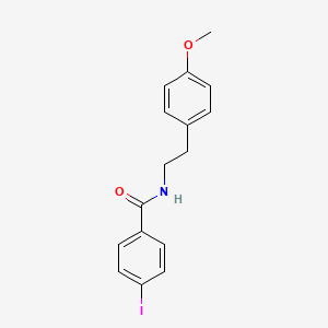 4-iodo-N-[2-(4-methoxyphenyl)ethyl]benzamide