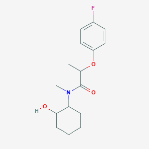 2-(4-fluorophenoxy)-N-(2-hydroxycyclohexyl)-N-methylpropanamide