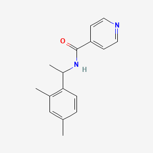 molecular formula C16H18N2O B5273972 N-[1-(2,4-dimethylphenyl)ethyl]isonicotinamide 