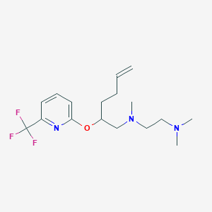 N,N,N'-trimethyl-N'-[((2R,5S)-5-{[6-(trifluoromethyl)pyridin-2-yl]methyl}tetrahydrofuran-2-yl)methyl]ethane-1,2-diamine