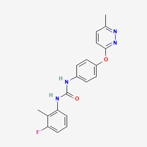 N-(3-fluoro-2-methylphenyl)-N'-{4-[(6-methyl-3-pyridazinyl)oxy]phenyl}urea