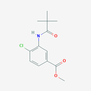 methyl 4-chloro-3-[(2,2-dimethylpropanoyl)amino]benzoate