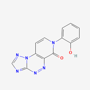 molecular formula C13H8N6O2 B5274173 7-(2-hydroxyphenyl)pyrido[4,3-e][1,2,4]triazolo[5,1-c][1,2,4]triazin-6(7H)-one 