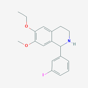 6-ethoxy-1-(3-iodophenyl)-7-methoxy-1,2,3,4-tetrahydroisoquinoline