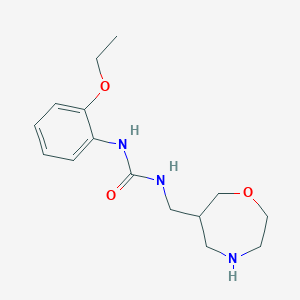 N-(2-ethoxyphenyl)-N'-(1,4-oxazepan-6-ylmethyl)urea hydrochloride