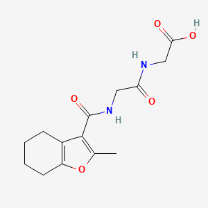 N-[(2-methyl-4,5,6,7-tetrahydro-1-benzofuran-3-yl)carbonyl]glycylglycine