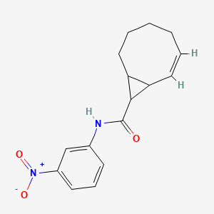 N-(3-nitrophenyl)bicyclo[6.1.0]non-2-ene-9-carboxamide