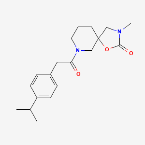 7-[(4-isopropylphenyl)acetyl]-3-methyl-1-oxa-3,7-diazaspiro[4.5]decan-2-one