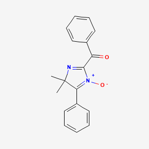 (4,4-Dimethyl-1-oxido-5-phenylimidazol-1-ium-2-yl)-phenylmethanone