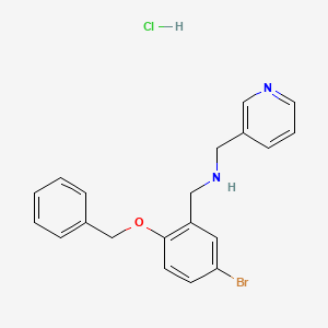 [2-(benzyloxy)-5-bromobenzyl](3-pyridinylmethyl)amine hydrochloride