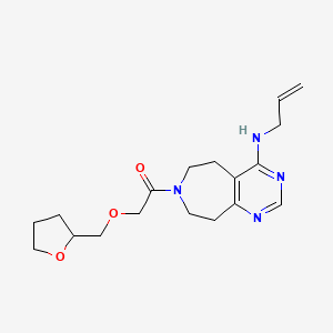 N-allyl-7-[(tetrahydrofuran-2-ylmethoxy)acetyl]-6,7,8,9-tetrahydro-5H-pyrimido[4,5-d]azepin-4-amine