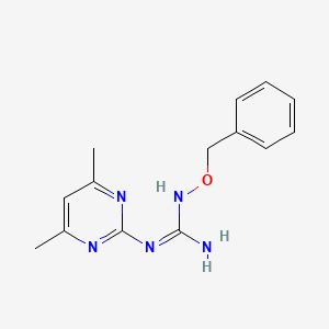 2-(4,6-dimethylpyrimidin-2-yl)-1-phenylmethoxyguanidine