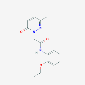 2-(3,4-dimethyl-6-oxo-1(6H)-pyridazinyl)-N-(2-ethoxyphenyl)acetamide