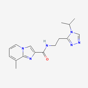 N-[2-(4-isopropyl-4H-1,2,4-triazol-3-yl)ethyl]-8-methylimidazo[1,2-a]pyridine-2-carboxamide