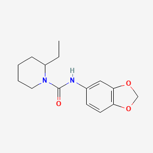 N-(1,3-benzodioxol-5-yl)-2-ethylpiperidine-1-carboxamide