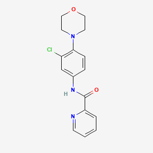 N-(3-chloro-4-morpholin-4-ylphenyl)pyridine-2-carboxamide