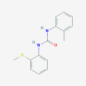 N-(2-METHYLPHENYL)-N'-[2-(METHYLSULFANYL)PHENYL]UREA