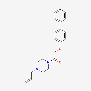 1-allyl-4-[(4-biphenylyloxy)acetyl]piperazine