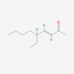 molecular formula C11H20O B052749 5-乙基-3-壬烯-2-酮 CAS No. 138509-47-4