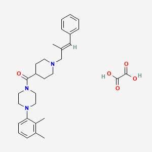 1-(2,3-dimethylphenyl)-4-{[1-(2-methyl-3-phenyl-2-propen-1-yl)-4-piperidinyl]carbonyl}piperazine oxalate