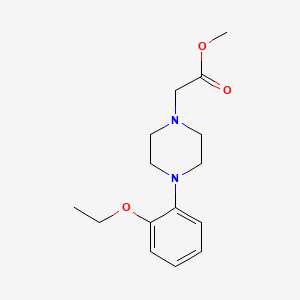 METHYL 2-[4-(2-ETHOXYPHENYL)PIPERAZINO]ACETATE