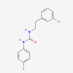 1-[2-(3-Chlorophenyl)ethyl]-3-(4-fluorophenyl)urea