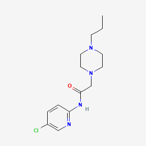 N-(5-chloropyridin-2-yl)-2-(4-propylpiperazin-1-yl)acetamide