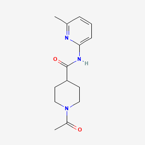 1-acetyl-N-(6-methylpyridin-2-yl)piperidine-4-carboxamide