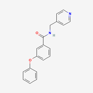 3-phenoxy-N-(pyridin-4-ylmethyl)benzamide