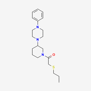 1-phenyl-4-{1-[(propylthio)acetyl]-3-piperidinyl}piperazine