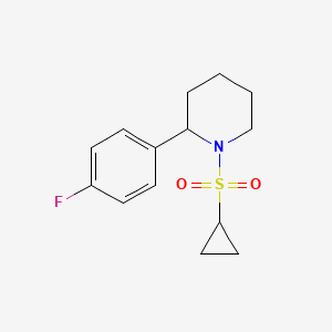 1-(cyclopropylsulfonyl)-2-(4-fluorophenyl)piperidine