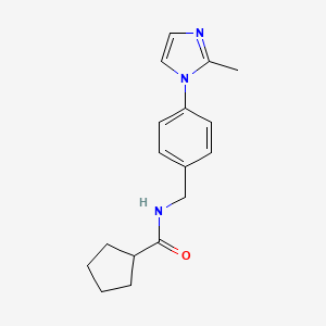 N-[4-(2-methyl-1H-imidazol-1-yl)benzyl]cyclopentanecarboxamide