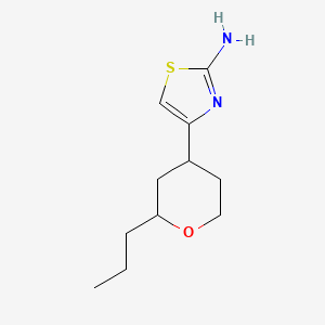 4-(2-Propyl-tetrahydro-pyran-4-yl)-thiazol-2-ylamine