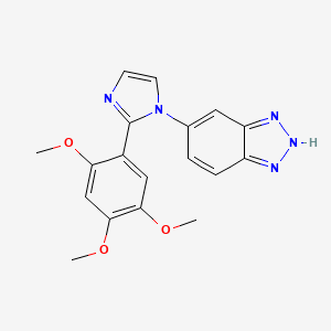 5-[2-(2,4,5-trimethoxyphenyl)-1H-imidazol-1-yl]-1H-1,2,3-benzotriazole