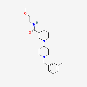 1'-(3,5-dimethylbenzyl)-N-(2-methoxyethyl)-1,4'-bipiperidine-3-carboxamide