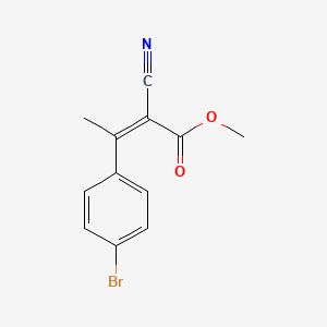 methyl (2Z)-3-(4-bromophenyl)-2-cyanobut-2-enoate