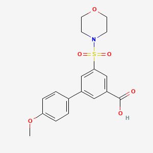 4'-methoxy-5-(morpholin-4-ylsulfonyl)biphenyl-3-carboxylic acid