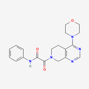 2-(4-morpholin-4-yl-5,8-dihydropyrido[3,4-d]pyrimidin-7(6H)-yl)-2-oxo-N-phenylacetamide