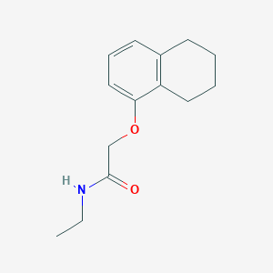 N-ethyl-2-(5,6,7,8-tetrahydro-1-naphthalenyloxy)acetamide