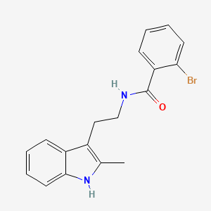 2-bromo-N-[2-(2-methyl-1H-indol-3-yl)ethyl]benzamide