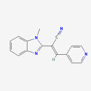 molecular formula C16H12N4 B5276323 MFCD00703239 