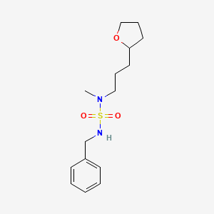 N'-benzyl-N-methyl-N-[3-(tetrahydrofuran-2-yl)propyl]sulfamide