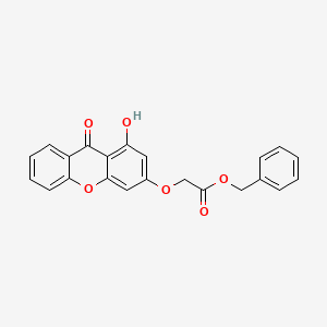 benzyl [(1-hydroxy-9-oxo-9H-xanthen-3-yl)oxy]acetate