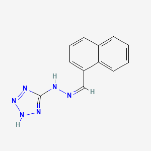 N-[(Z)-naphthalen-1-ylmethylideneamino]-2H-tetrazol-5-amine