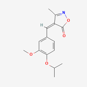 4-(4-isopropoxy-3-methoxybenzylidene)-3-methyl-5(4H)-isoxazolone