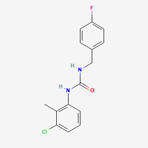 N-(3-chloro-2-methylphenyl)-N'-(4-fluorobenzyl)urea